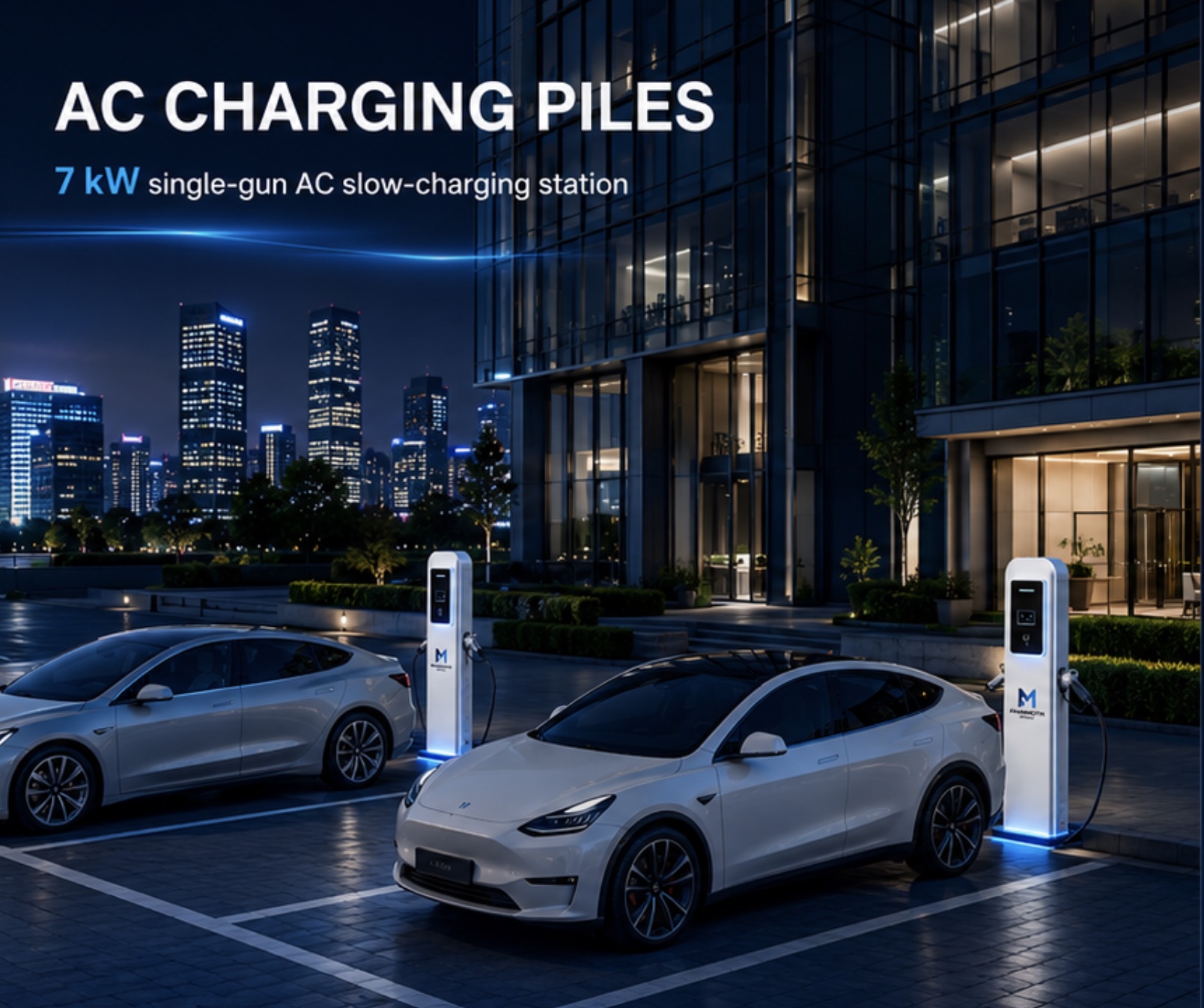 AC Charging Piles — Single-gun AC slow-charging station