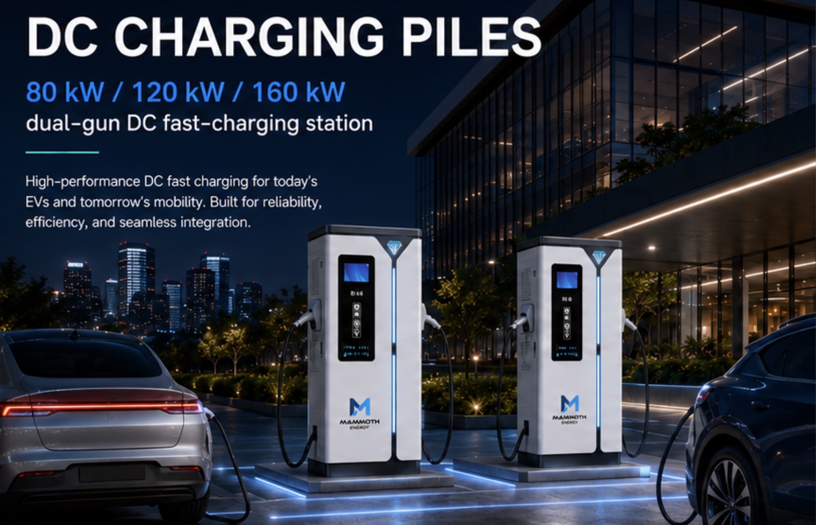 DC Charging Piles — Dual-gun DC fast-charging station