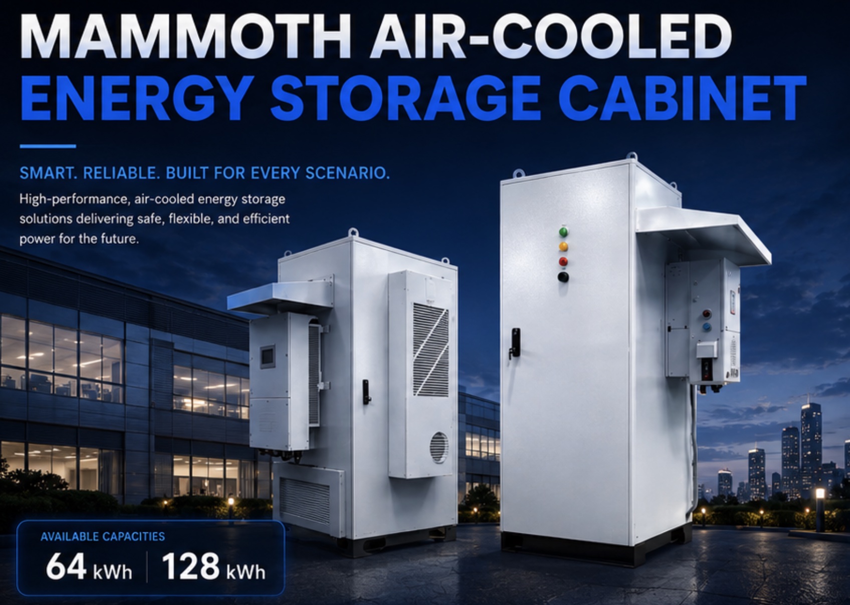 Mammoth Air-Cooled Energy Storage Cabinet — Smart. Reliable. Built for every scenario.
